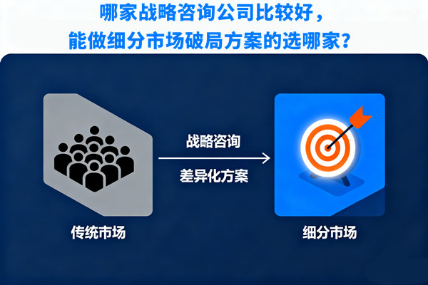 哪家戰(zhàn)略咨詢(xún)公司比較好，能做細(xì)分市場(chǎng)破局方案的選哪家？